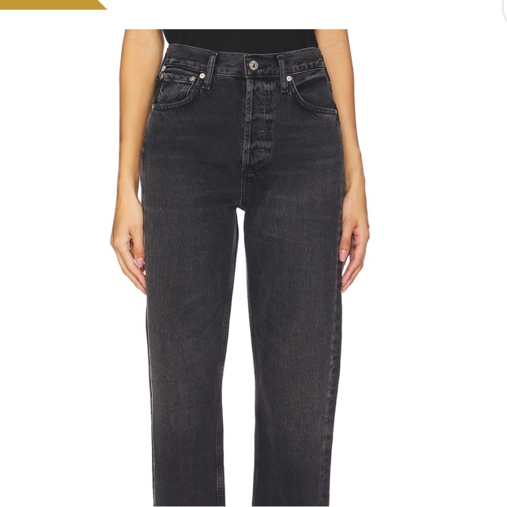 Florence Jeans by Citizens of Humanity. grey wash and frayed ankle boot cut